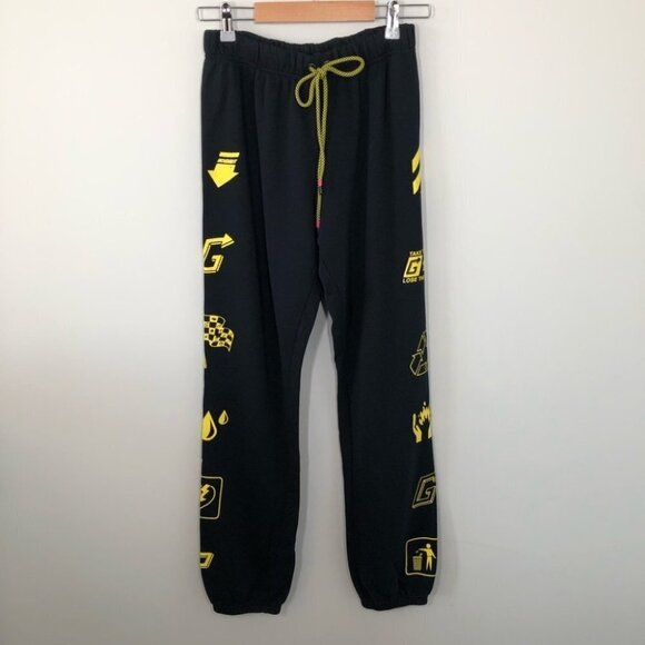 PAM & Gela Jogger Sweatpants Limited Edition Move Fast / On the Move Size Small - Picture 2 of 8